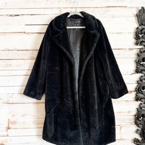 Elegant Black Teddy Coat